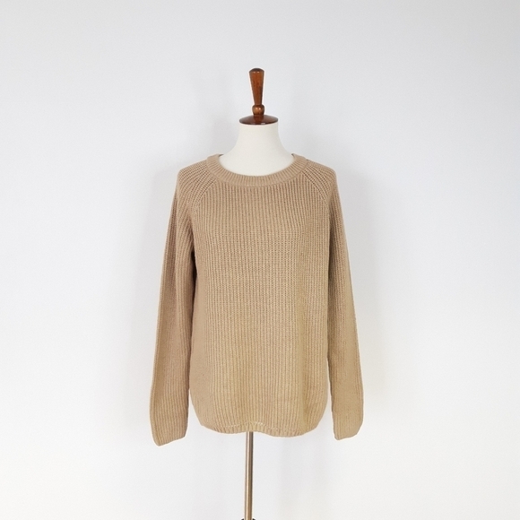 FINAL ⬇️ Neu Nomads | Knit Crewneck Sweater in Camel - Picture 2 of 7